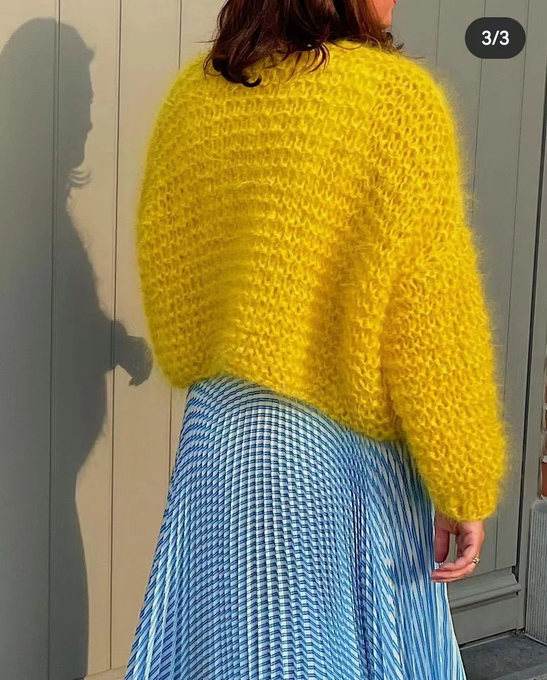 Wholesale 2022 Europe And America Autumn And Winter New Fashion Sexy Wool Hand Cardigan Knitted Sweater for Pregnant Women