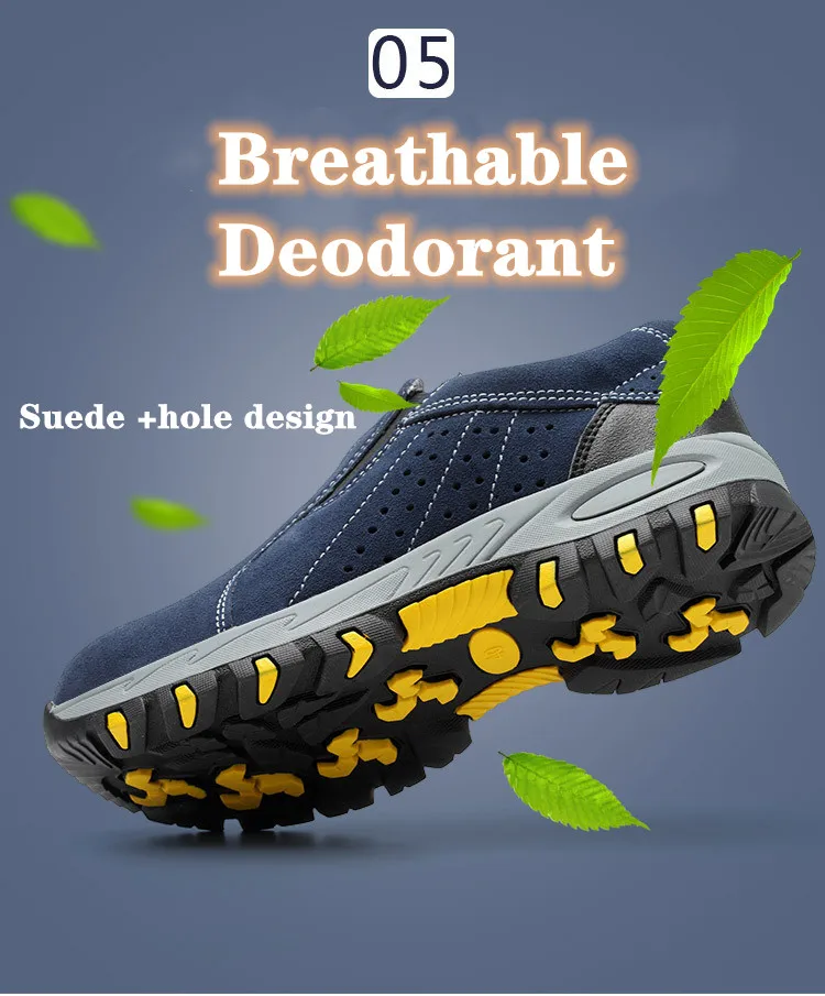 
FUNTA Professional safety shoes factory Men work boots steel toe safety shoes 