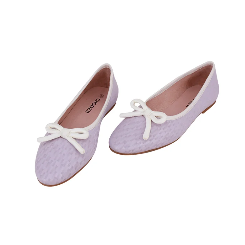 Wholesale Price New Trend Good Quality Customize Logo Fashion Trend Anti-Slippery Dress Shoes Women Mary Jane Flats