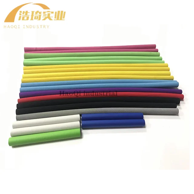 NBR EPDM High Density Foam Pipe Nbr Small Solid Rubber Insulation Tube foam tube
