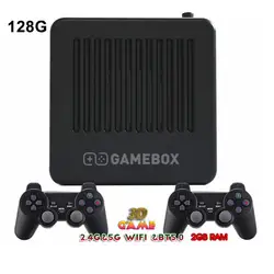 WFUN Super Game Box G11 64/128GB 10000+ Games Dual System 4K HD Wireless Retro Arcade Video Game Consoles for PSP/N64