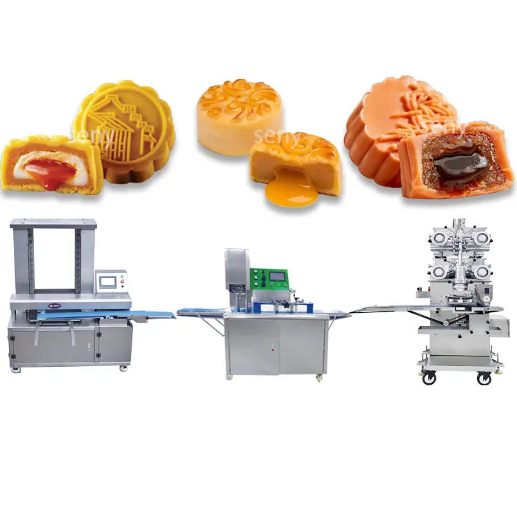 2022 220V New Multi-functional Moon Cake Making Machine Mooncake Maker 20-100pcs/min