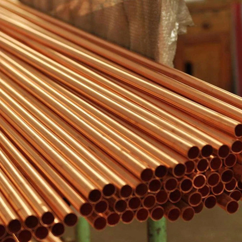 High Quality Copper Pipe China Manufacturer Pure 99.9% Factory Price Metal Seamless Tube straight pipe