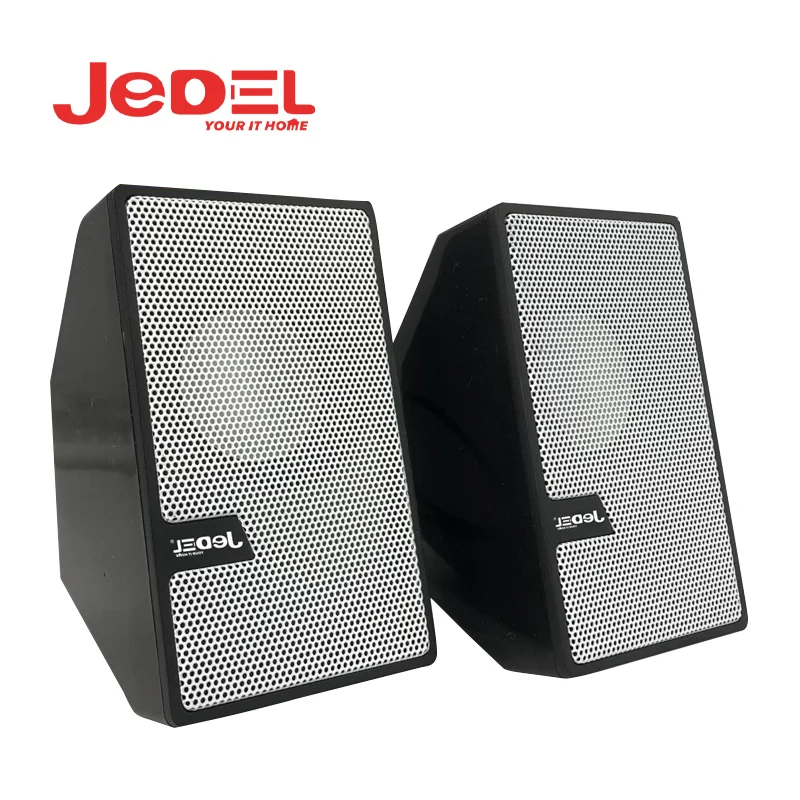 High Quality Sound Modern Wired USB-Powered Mini Speakers 3watt*2 Black&White Speaker