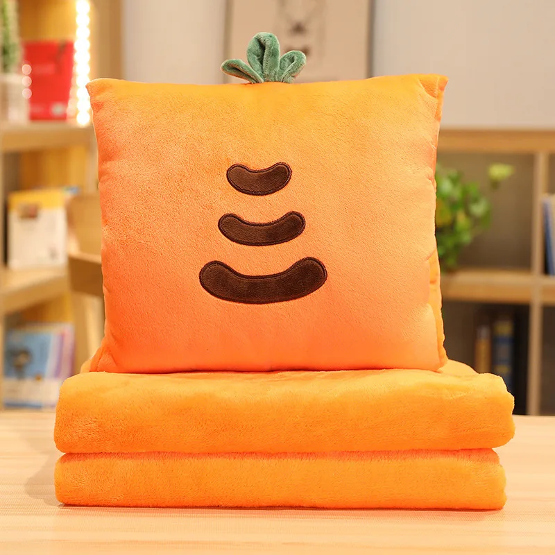 quilt dual use car 2 in 1 two in one animal pillow air conditioner quilt travel pillow blanket