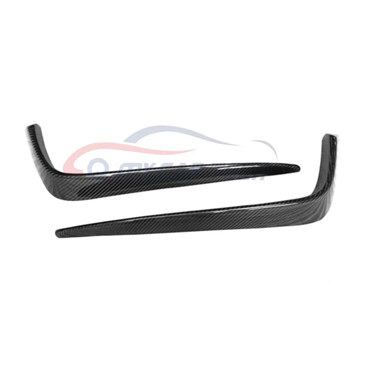 For Audi A3 S3 2014-2016 Carbon Fiber Front Bumper Canards Body Kit