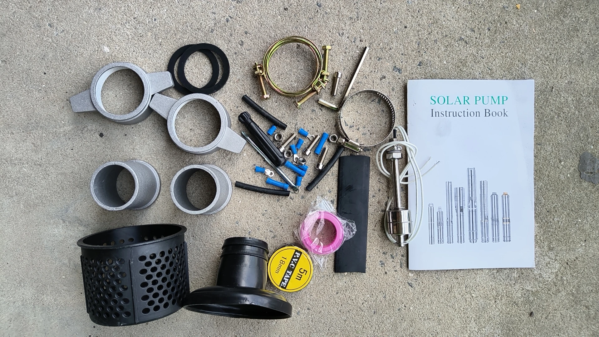 Solar Pump 110V 1500W 2HP Automatic switching High Head High Flow Ground Self priming DC Solar Irrigation Pump