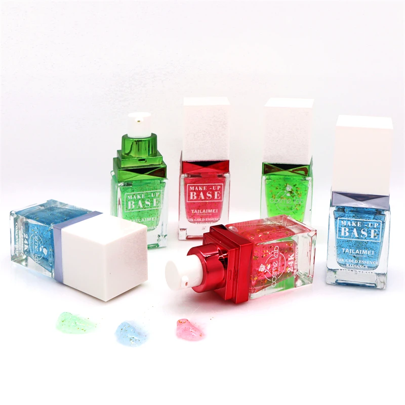 TLM Tea Tree Essential Oil Extractor Fruit Hyaluronic Acid Face Makeup Serum Base Radiance Concentrate Primer 24K Gold Essence