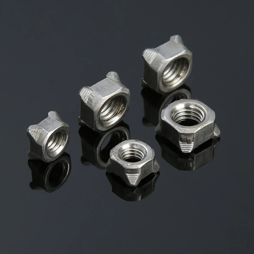 DIN928 DIN929 Square Rectangular Weld Nut Hexagon Heavy Duty Spot Weld Nut Carbon Steel Square Weld Nut