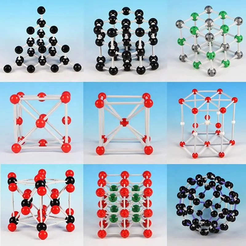 Model of CO2 crystal structure