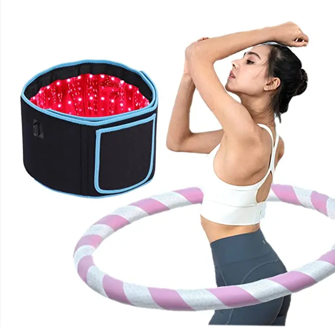 Professional Handheld Physical Therapy Equipment Pain Relief 660 850Nm Led Red Light Therapy Belt Belly Pad