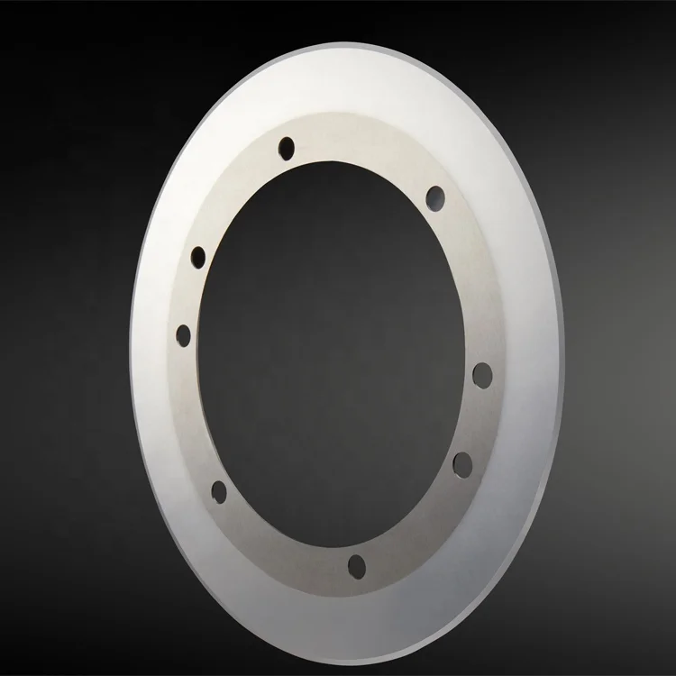 tungsten carbide slitting circular knives for corrugated cardboard industry