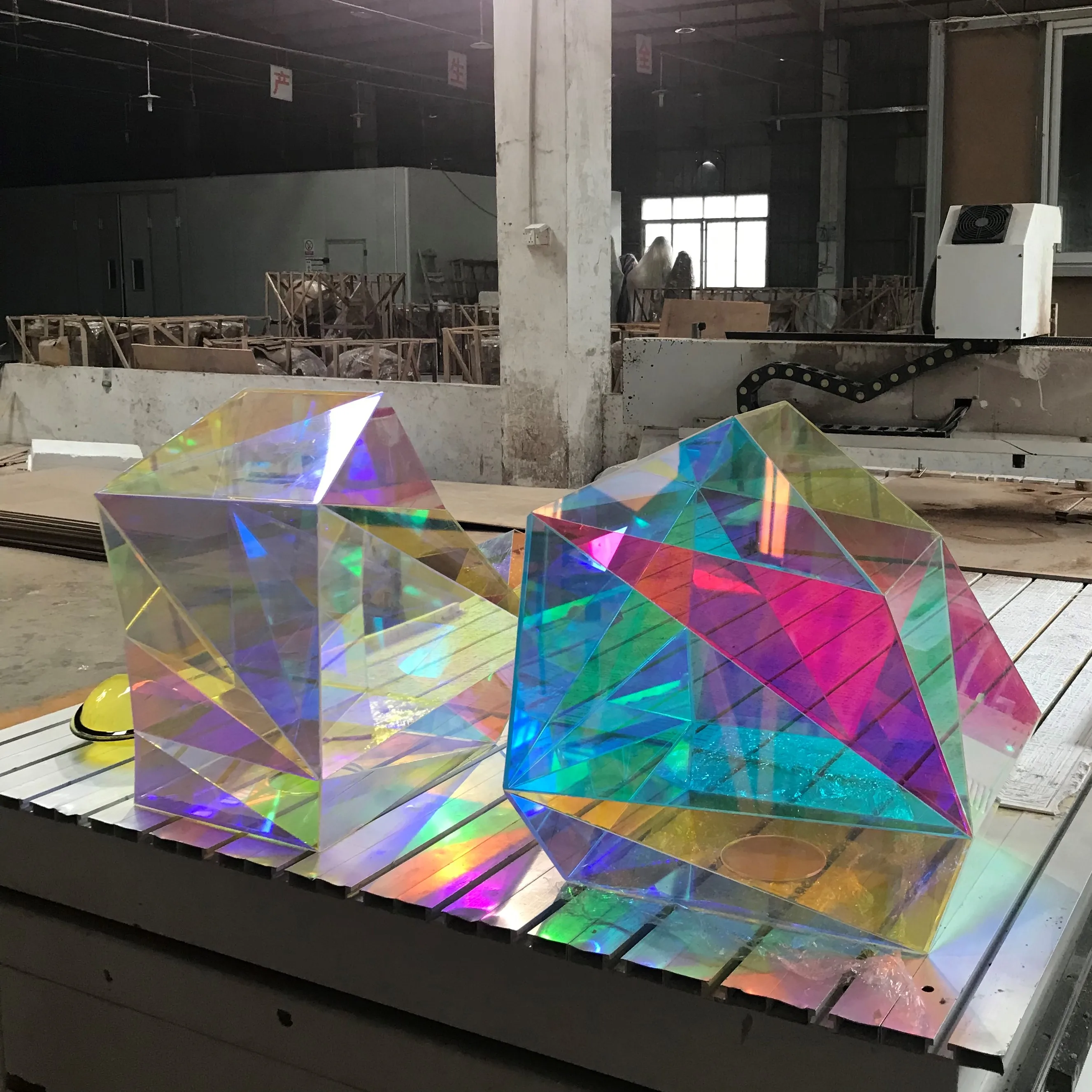 Высококачественная акриловая скульптура пластиковая Красочная картина в стиле фильма