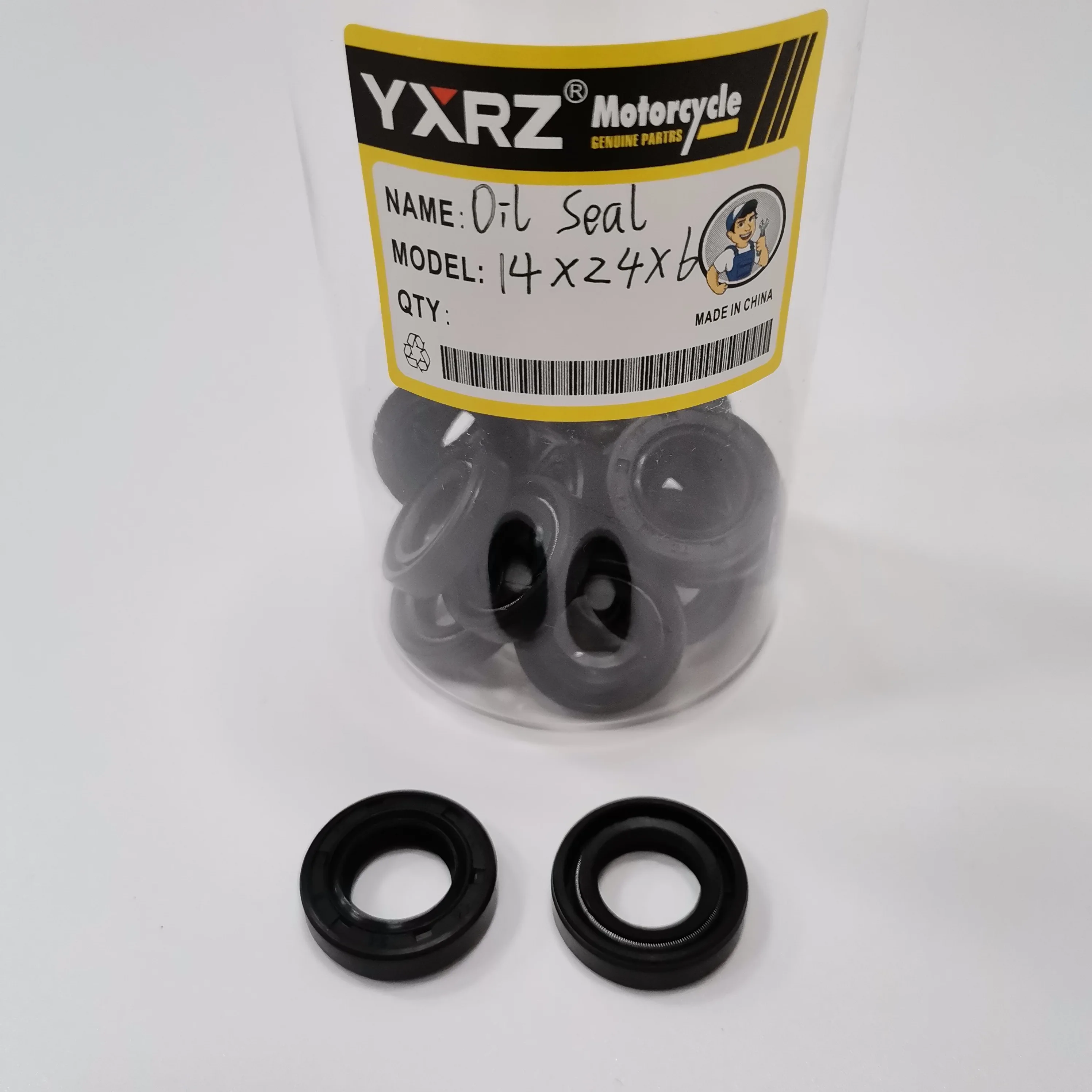 Double lip 14x24x6 14*24*6 NBR TC O-Ring geal gaske motorcycle starter gear lever shaft oil seal