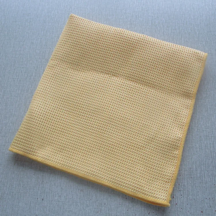 microfiber car cleaning cloth waffle Weave cloth