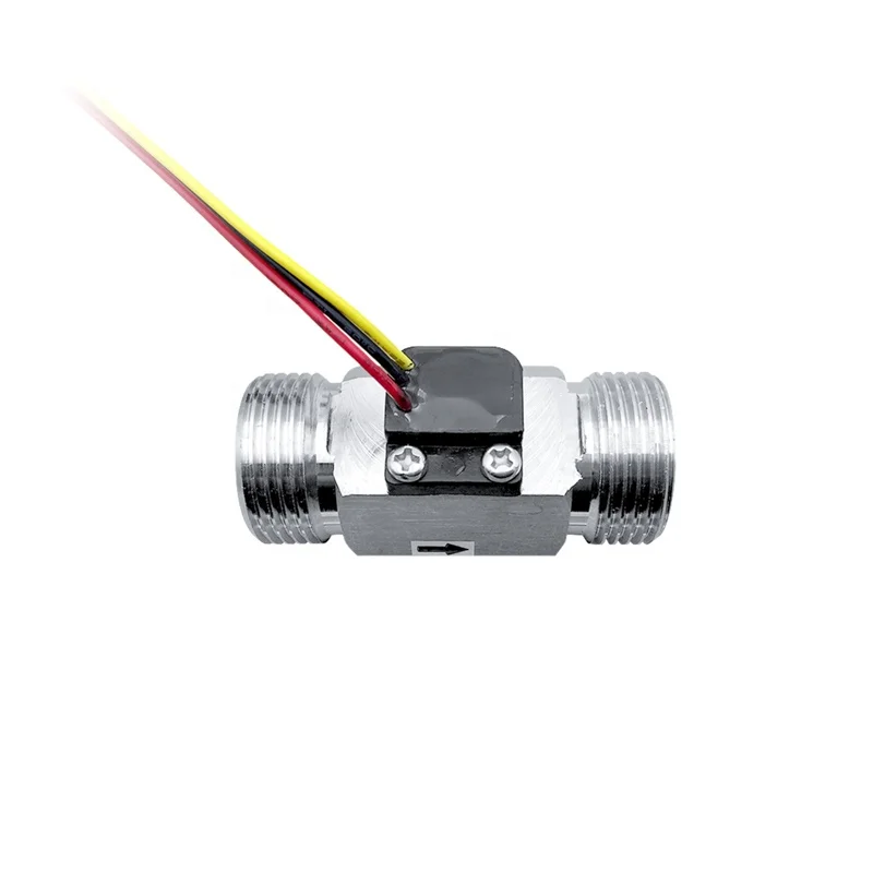 Цифровой импульсный датчик расхода воды расходомер из нержавеющей стали 304 с переменным током 3/4 дюйма измеритель рабочего