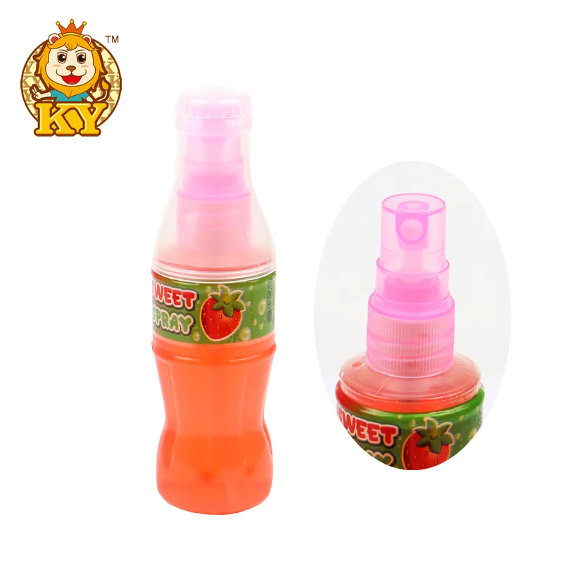 Оптовая продажа на заказ смешная бутылка соды в форме фруктового варенья спрей кислый жидкий конфеты