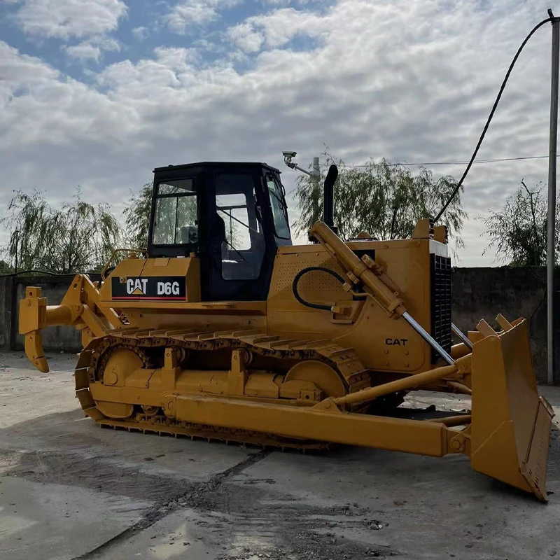 Лидер продаж D6G-2 использованный бульдозер Caterpillar D6G Подержанный кошачий гусеничный трактор