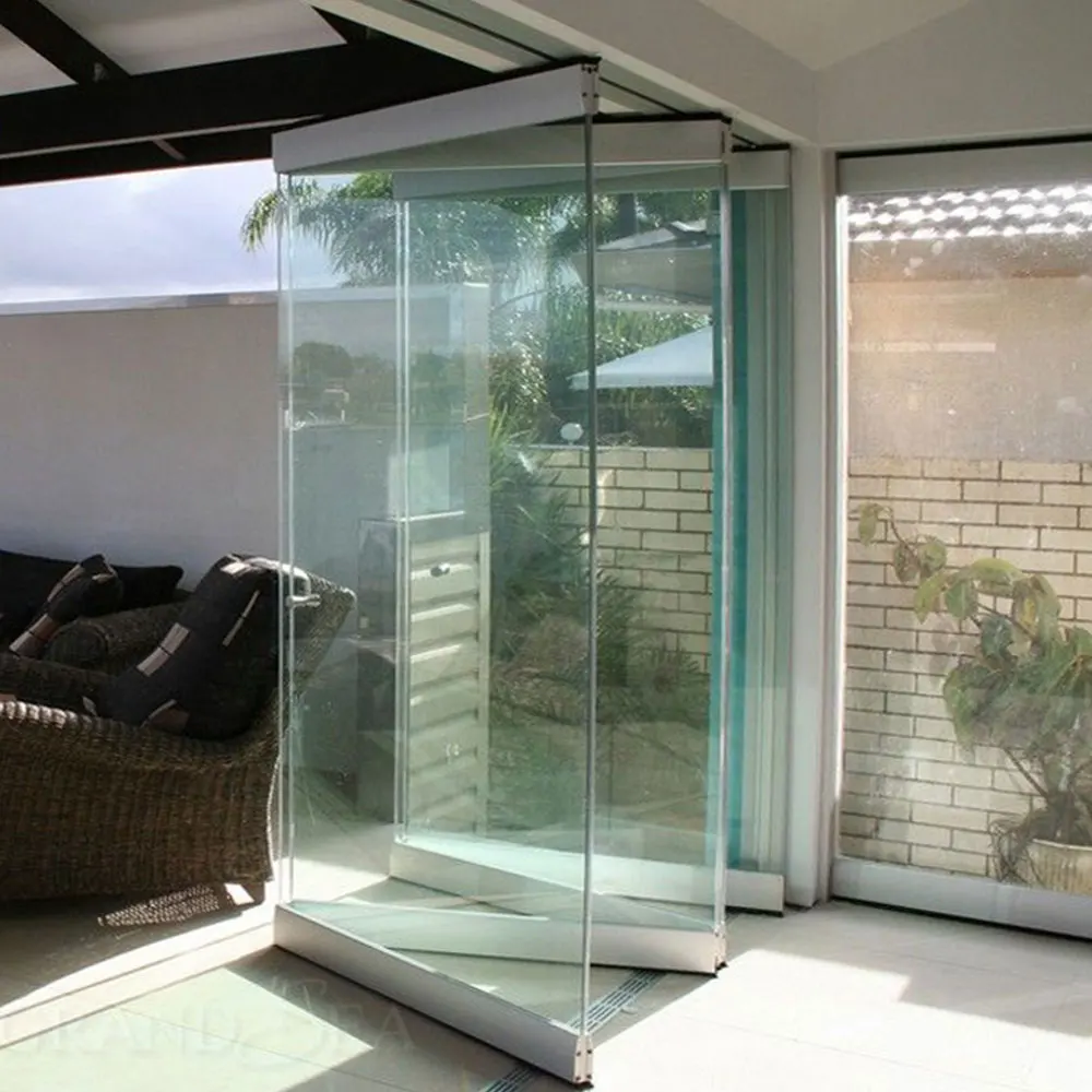 Professional manufacturers customized production of villa house indoor kitchen living room partition glass folding door