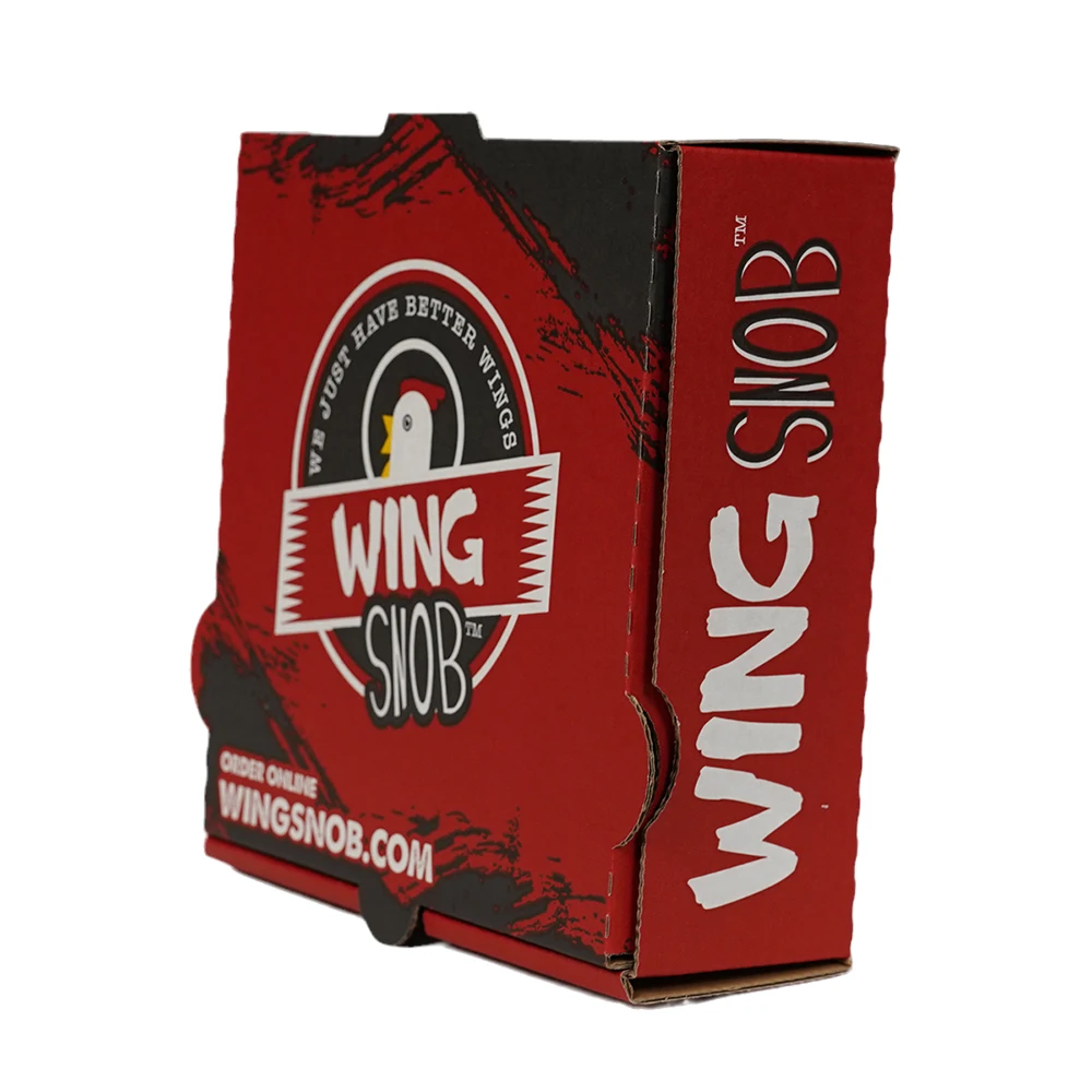 Food grade Compostable fried chicken box for Take Away with Logo Customized Printed