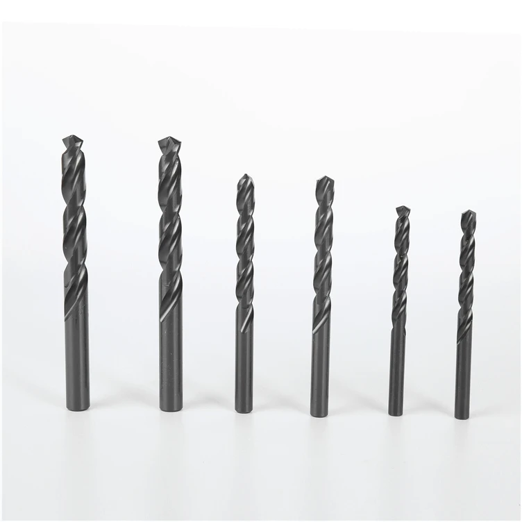 Ground Body Clearance Reducing M8.6- M9.0 Black Oxide Cobalt Steel Alloys Twist Drill Bit For CNC