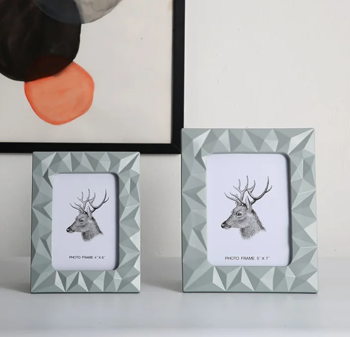 White Ceramic Electronic Photo Frame Magic Mirror Square Crystal Logo Printing Accept,gravure Printing Handpainted Songxing