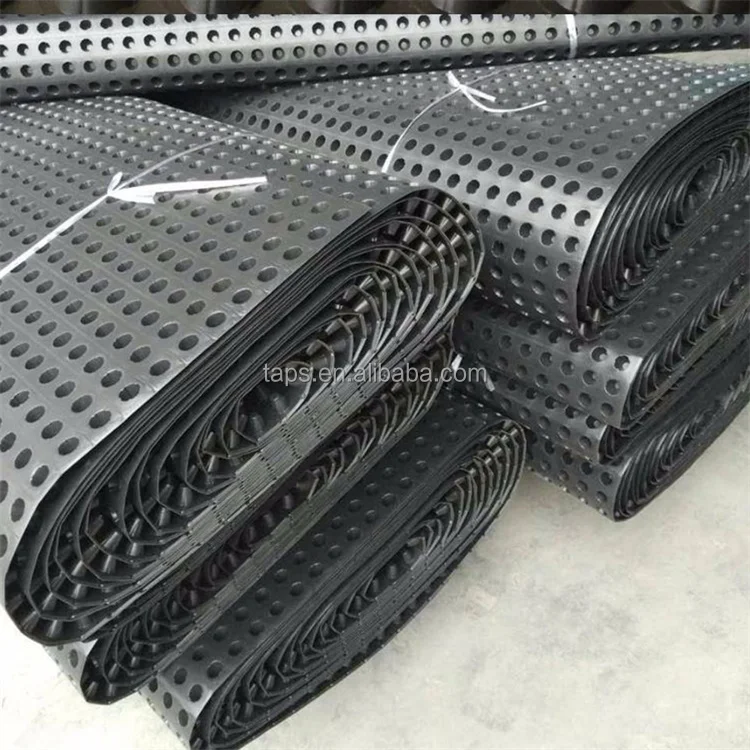 factory price Hdpe Plastic Dimpled Drain Board Dimple Drainage Sheet