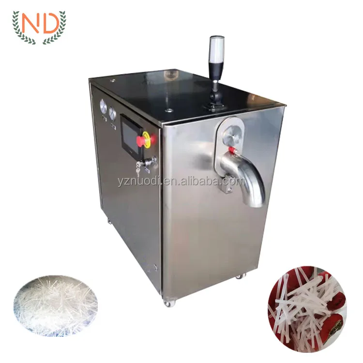 automatic dry ice pelletizer cube maker machine co2 dry ice block pelleting making machine
