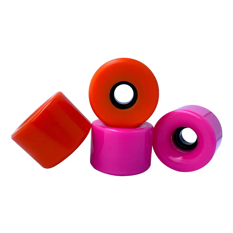 Discount price 70 mm Wholesale longboard wheel with 80% - 90% rebound SHR 80AA for long board skateboard ready to ship