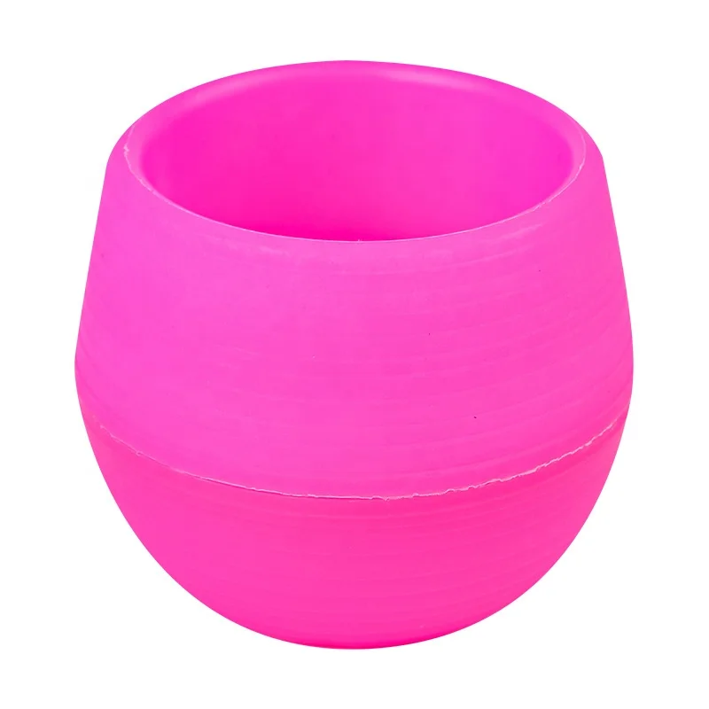 Mini Flowerpot Indoor Garden For Succulent Plant Pot Colourful Plastic Plant Flower Pot Garden Home Office Decoration