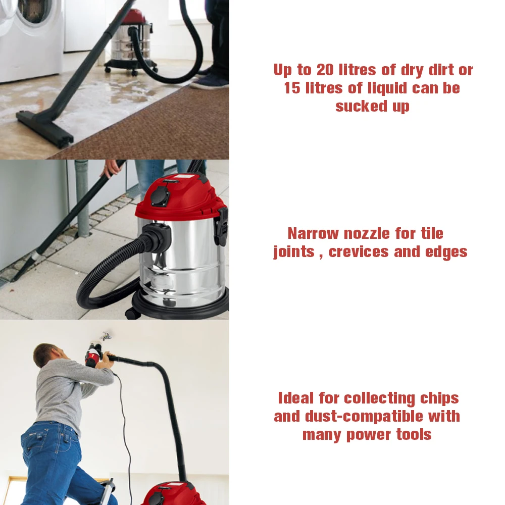 4.5Gallon 1200w  Corded Electric Household Wet and Dry Vacuum Cleaner Water Sucking Machine