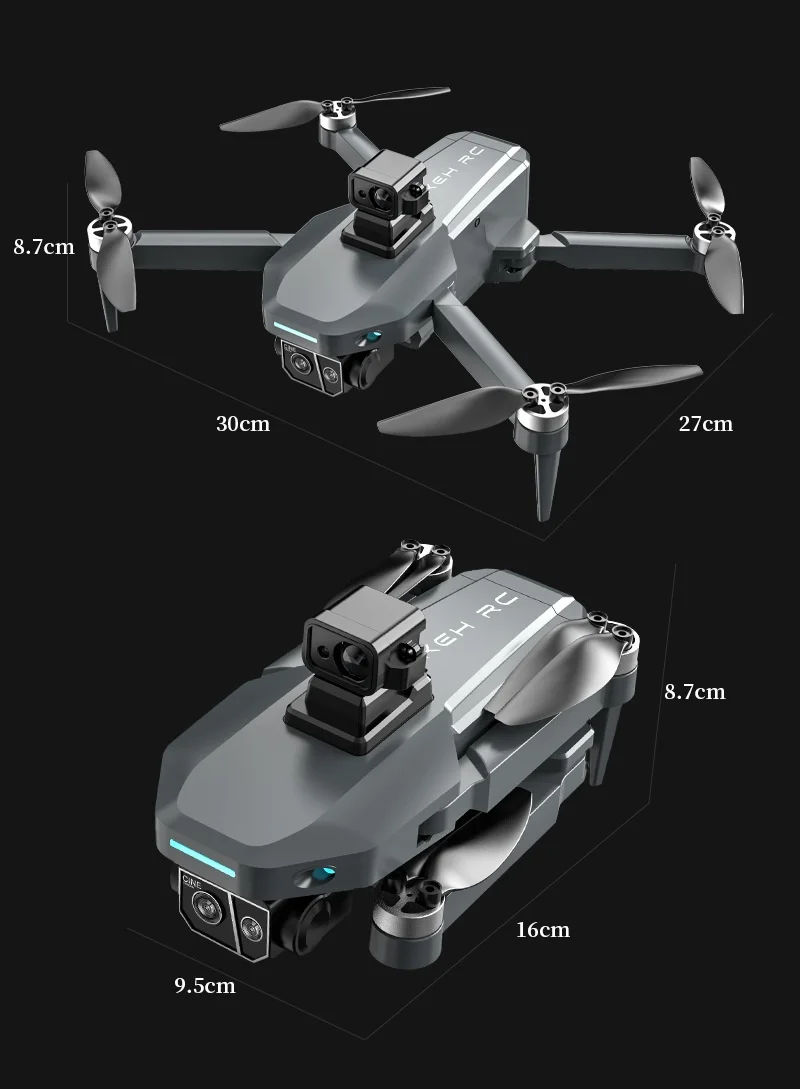 K30 Mini Drone 8K Dual Cameras Aerial Photography Foldable Remote Control FPV UAV Quadcopter  remote-controlled aircraft Toys