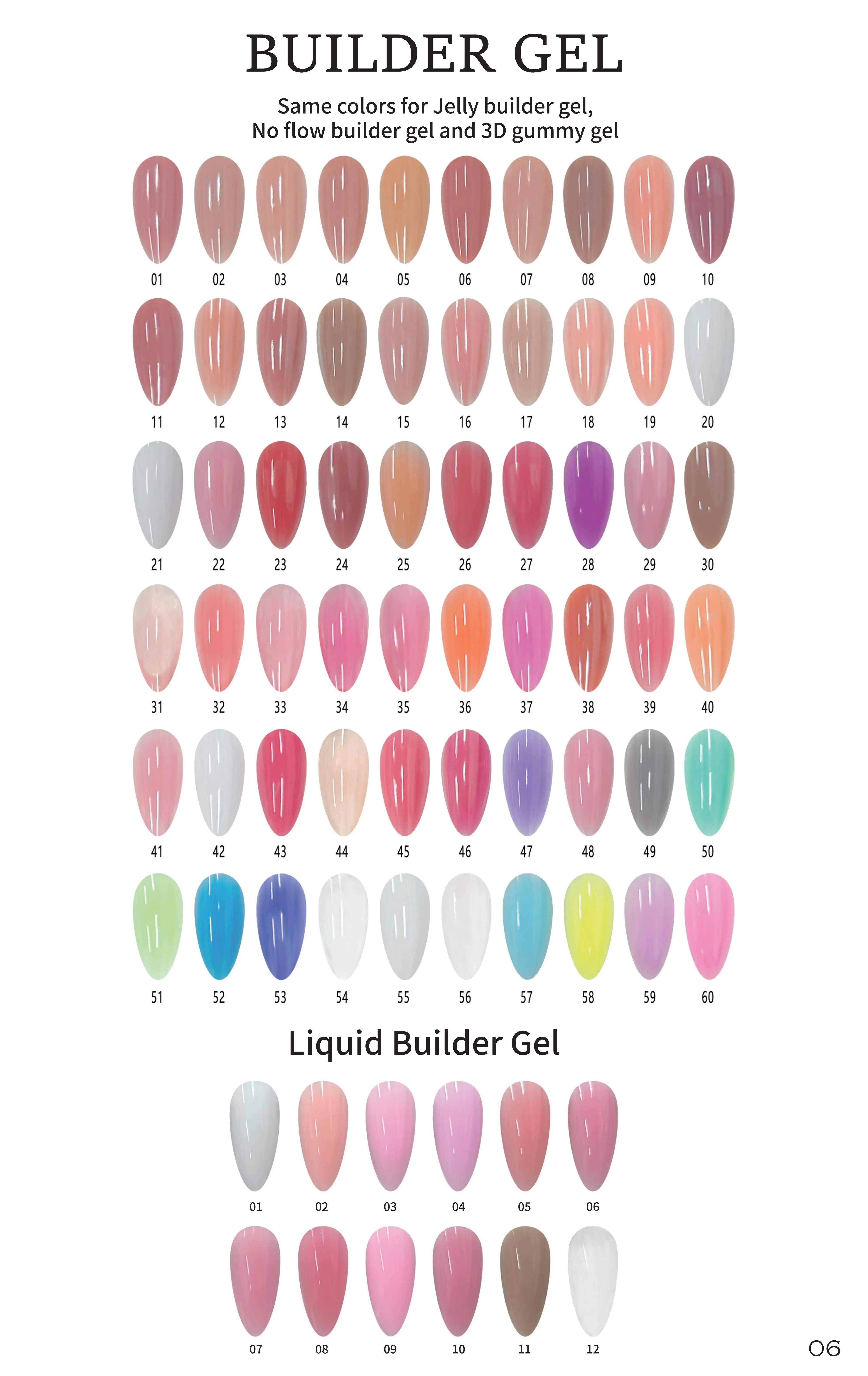 Wholesale Popular Construction Gel No Crack Art Decoration Nail Extension Gel For Nail Art