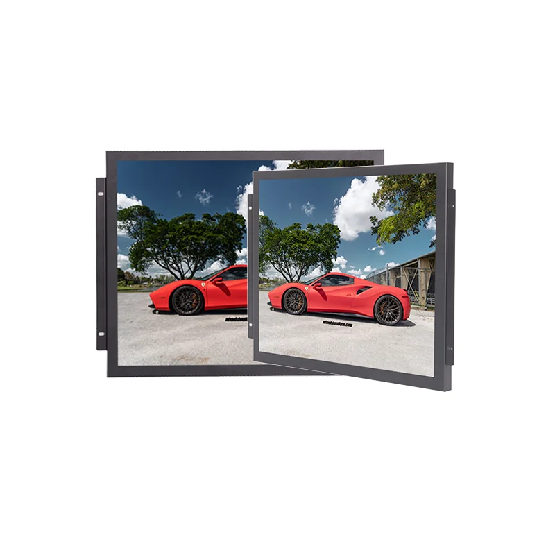 Medier Wholesale High Quality 10 Inch Black Metal Open Frame Waterproof USB Industrial Touch Screen LCD Monitor