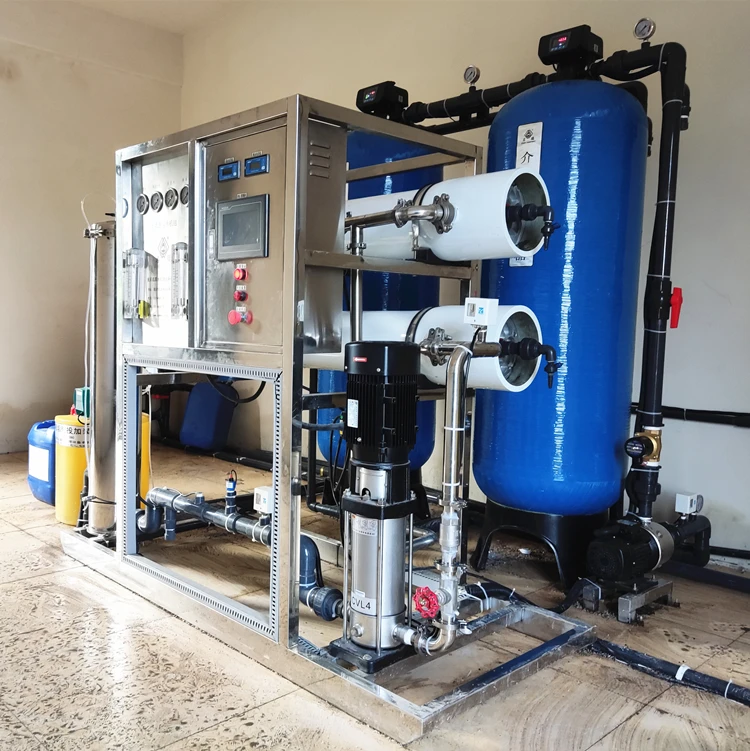Factory Price 2000LPH Industrial Reverse Osmosis Water Desalinaton Ro Plant Water Filtration Machinery