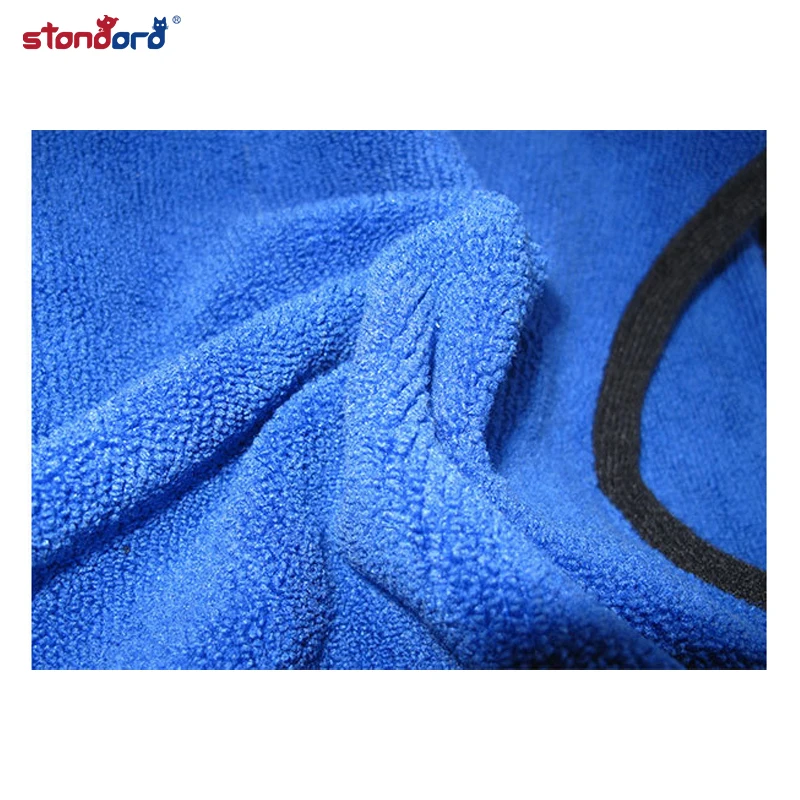 New pet clothing dog bathrobe microfiber good absorption dog sweater pet clothes classic belt design high quality