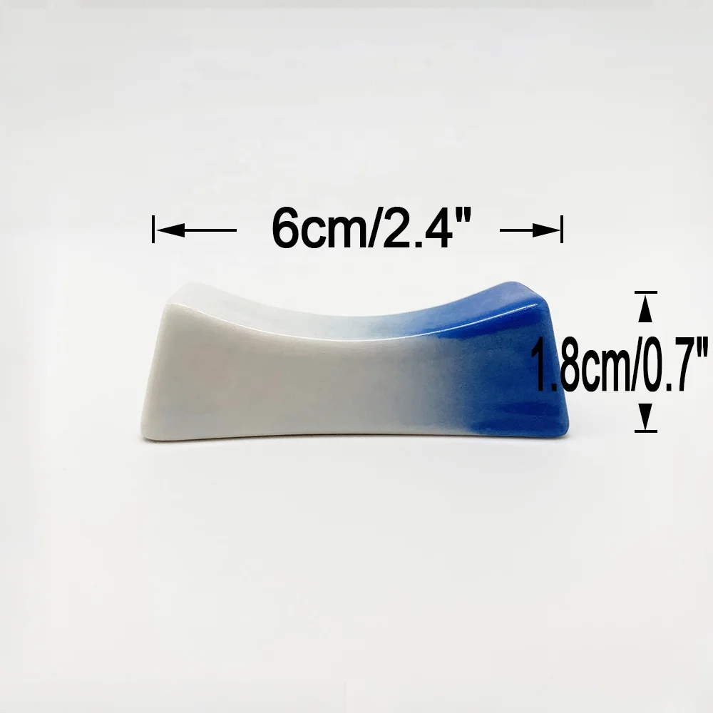 Blue And White Chopstick Stand Custom Chopstick Holder Ceramic Spoon Rest