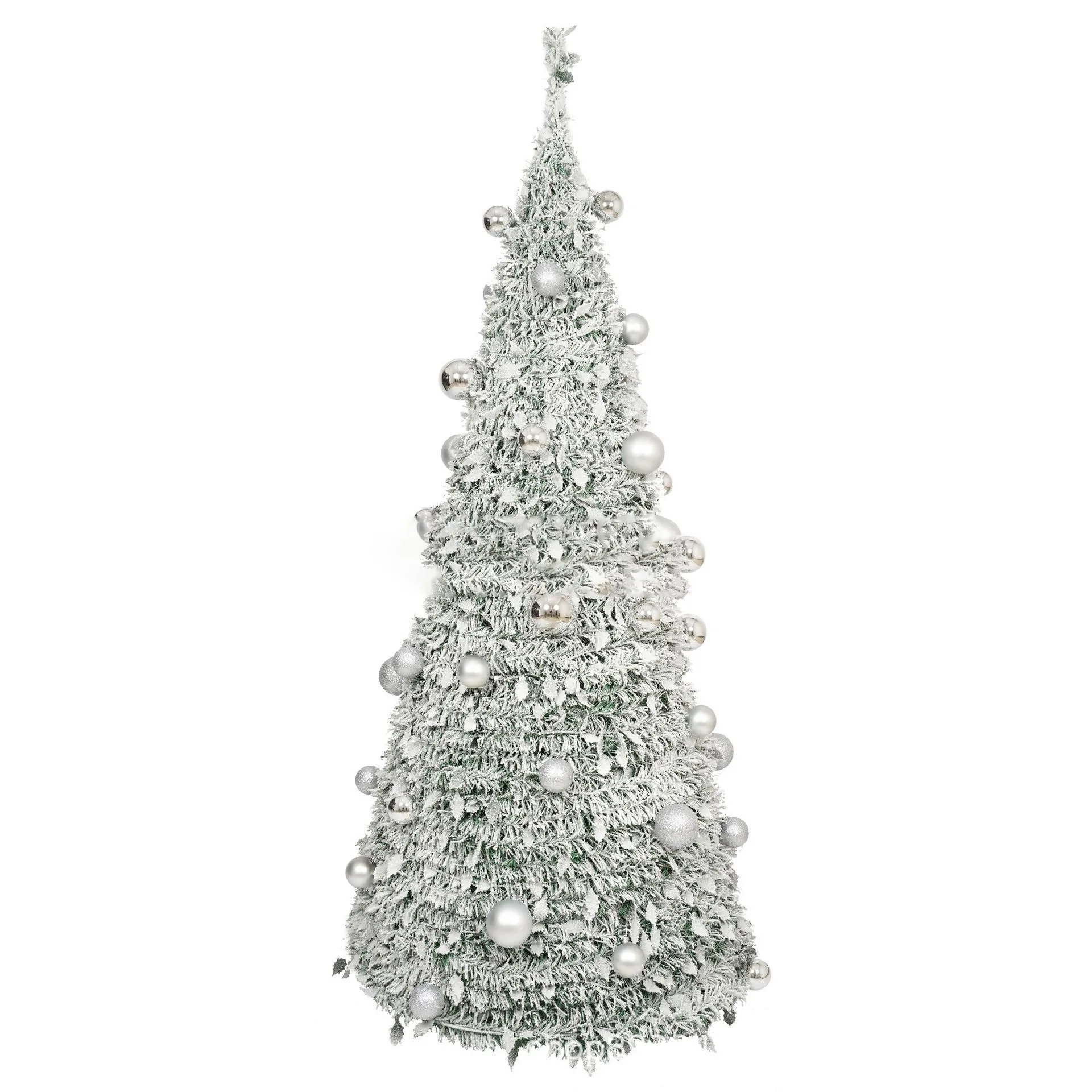 2024 New Arrival 6ft 7ft 8ft 9ft Pre-lit Pop Up Xmas Tree Pop Up Christmas Tree for Christmas Decorations
