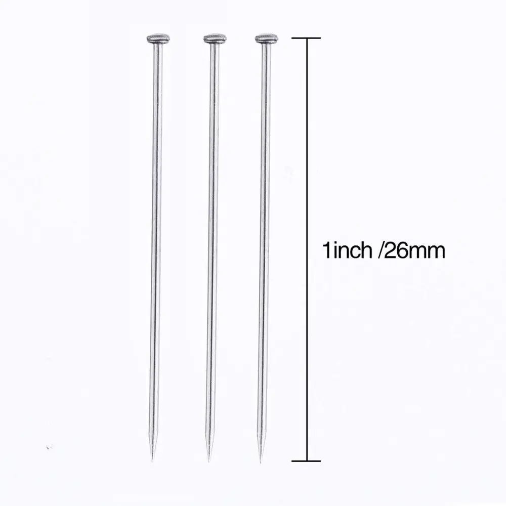 Steel Flat Straight Head Pins Dressmaker Pins for Sewing Crafts Quilting