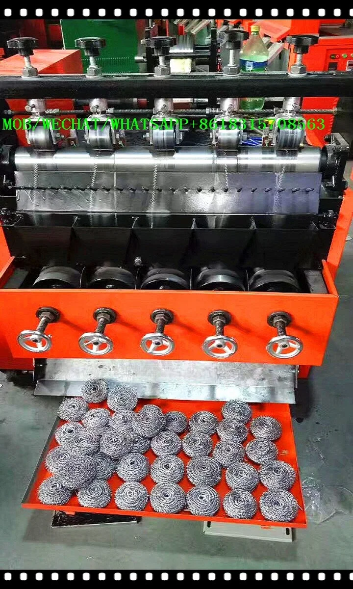 good compatibility 10wires 5 balls scourer making machine