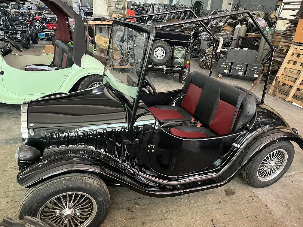1800W/3000W Электромобиль для гольфа с 72V 60AH / 80AH литиевая батарея винтажная модель автомобиля