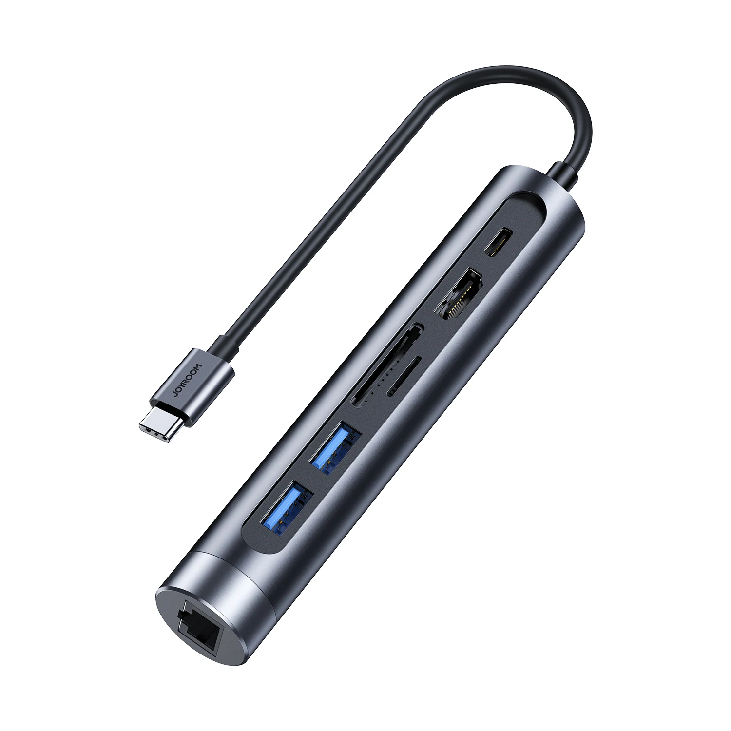 Joyroom 7 in 1 Concealed docking station Usb C Hub 3 0 High Speed Usb Port Hub Multiport Adapter