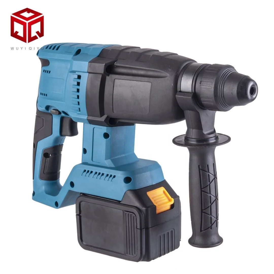 
good quality brushless cordless rechargeable 28mm 800W hammer drill with 3 functions for house 