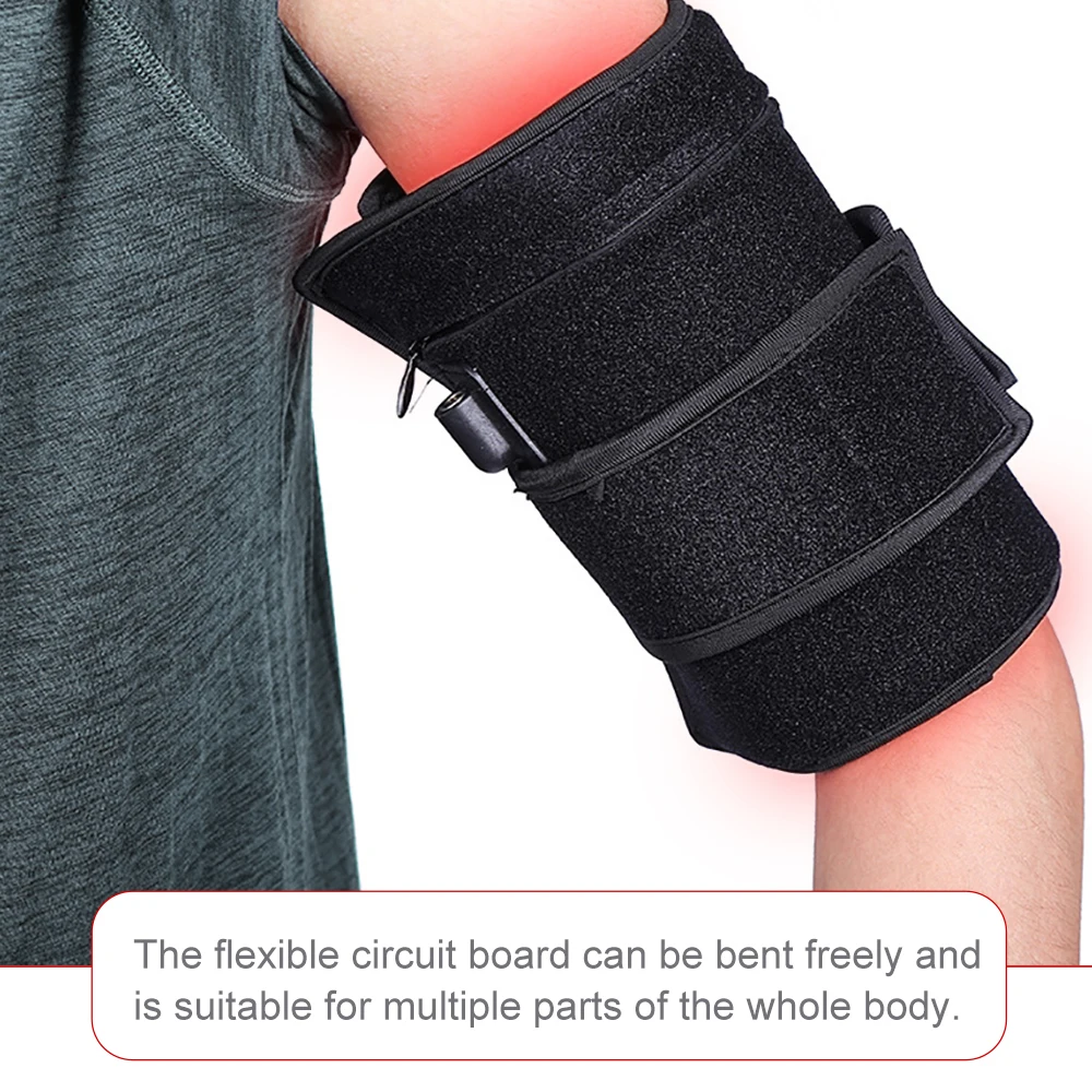 Suyzeko Clinic 660nm 850nm Physical Reducing Neck Pain Muscle Relaxing Led Red Light Therapy Belt