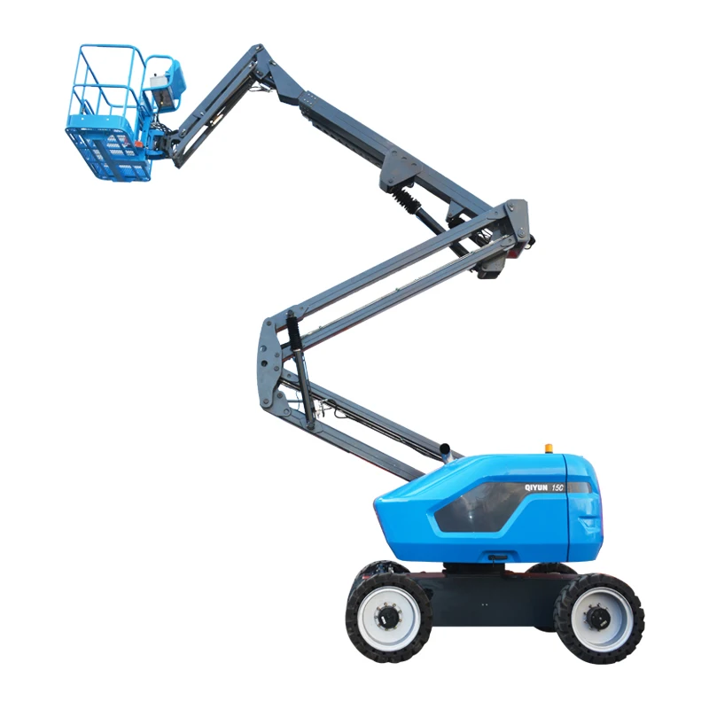 Qiyun 14m-25m Towable Self Propelled Articulated Boom Lift Aerial Lift for construction works