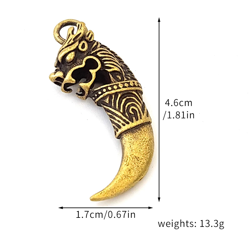 Alloy retro do old zodiac immediately win car key chain pendant article create animal decoration accessories small gifts