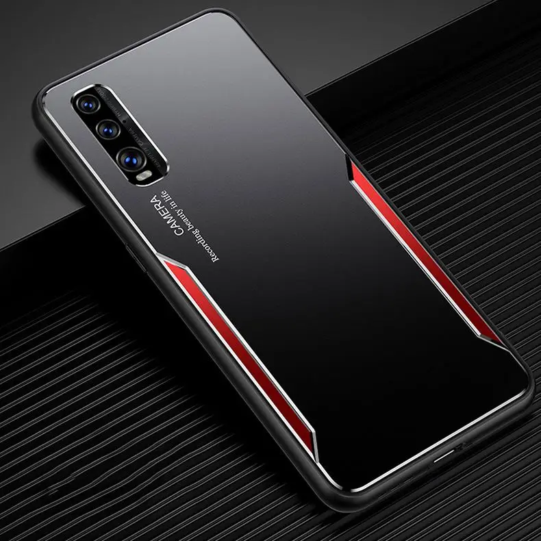 Противоударный металлический бампер из ТПУ для смартфона Oppo Reno 3 Pro по заводской цене от производителя