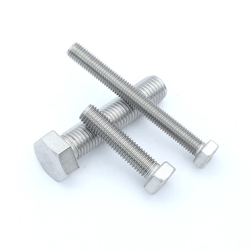 OEM custom and standard China construction bolts and nut SS304 SS316 316l SS410 Stainless steel Hex Head Bolt and Nut