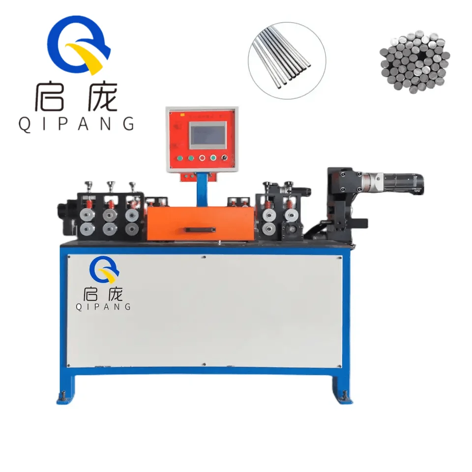 QIPANG high speed steel coil wire straightener and cutter machine wire steel metal wire straightening and cutting machine