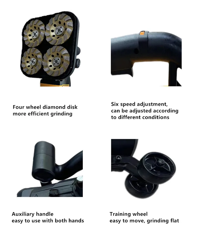 Concrete Floor Grinding Polishing Machine Surface Grinding and Grinder for Concrete Floors